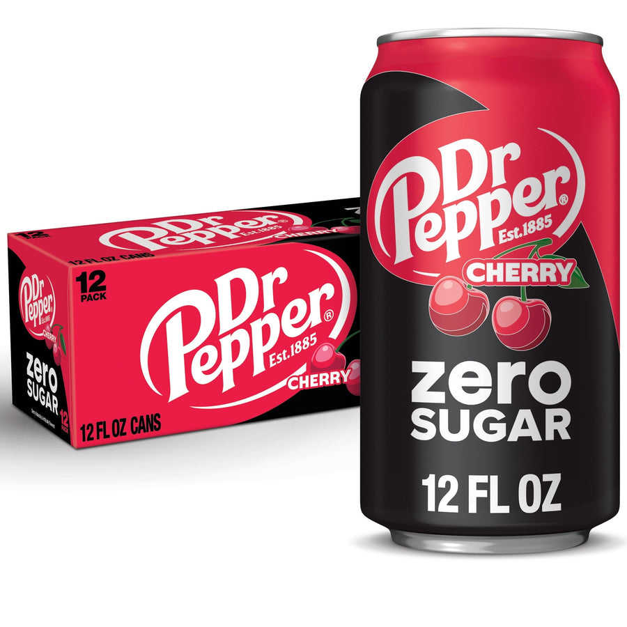 Dr Pepper Cherry Zero Sugar Soda - Fresh Fresh Pour
